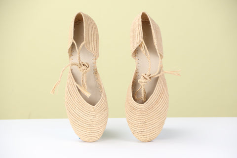 Womens Raffia Sandals