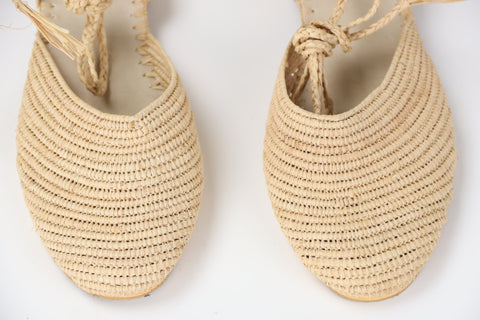 Womens Raffia Sandals
