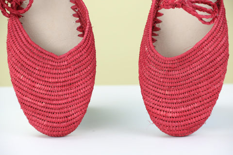 Womens Raffia Sandals