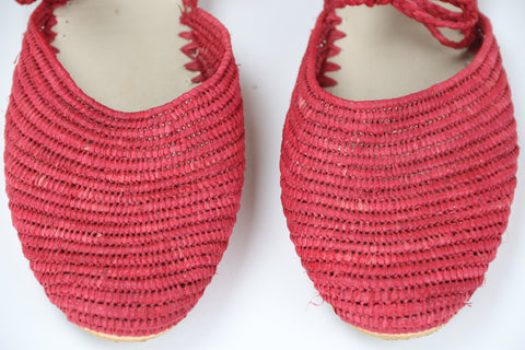 Womens Raffia Sandals