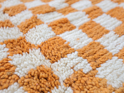 Lounis Moroccan Checkered Rug 5'2" x 5'4"