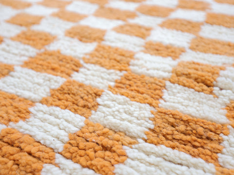 Lounis Moroccan Checkered Rug 5'2" x 5'4"