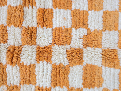 Lounis Moroccan Checkered Rug 5'2" x 5'4"