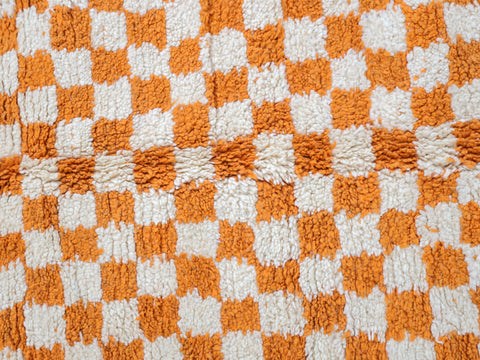 Tinn Moroccan Checkered Rug 4'9" x 8'0"