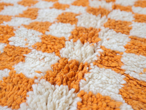 Tinn Moroccan Checkered Rug 4'9" x 8'0"