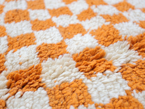 Tinn Moroccan Checkered Rug 4'9" x 8'0"