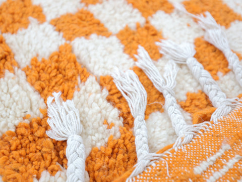 Tinn Moroccan Checkered Rug 4'9" x 8'0"