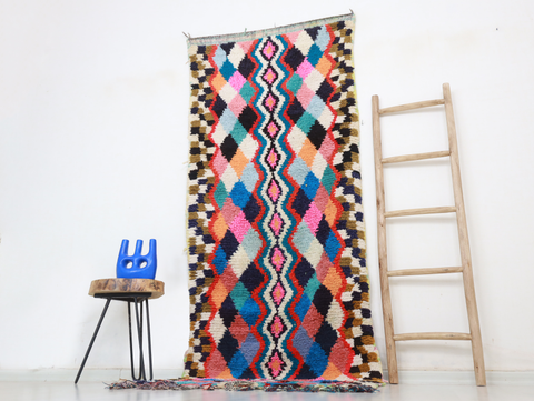 Ahaszi  Moroccan Rug 3'3" x 8'9"