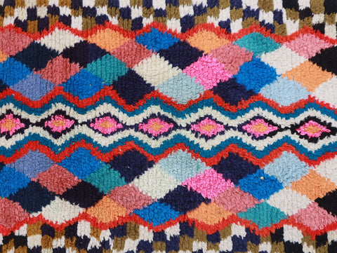 Ahaszi  Moroccan Rug 3'3" x 8'9"