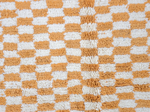 Anzar  Moroccan Checkered Rug 4'4" x 5'9"