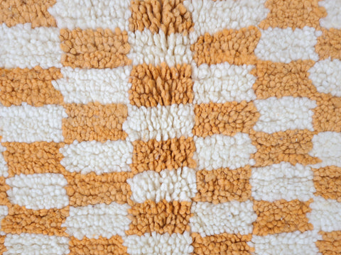 Anzar  Moroccan Checkered Rug 4'4" x 5'9"