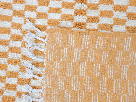 Anzar  Moroccan Checkered Rug 4'4" x 5'9"