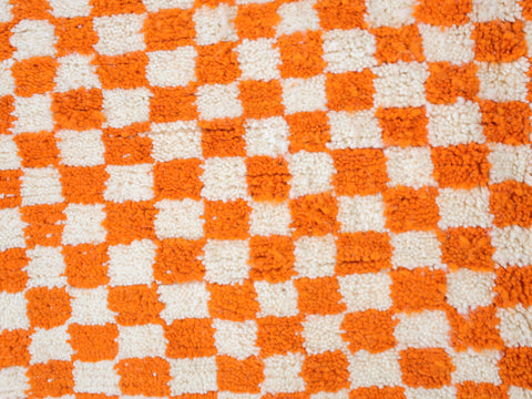 Tadukli  Moroccan Checkered Rug 7'9" x 7'9"