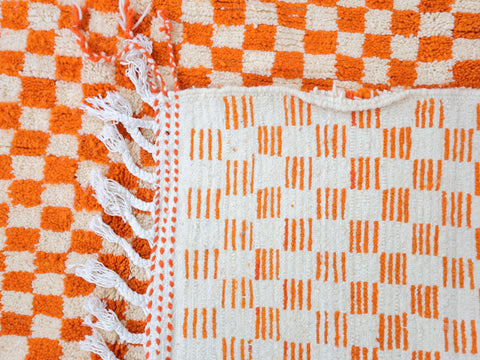 Tadukli  Moroccan Checkered Rug 7'9" x 7'9"