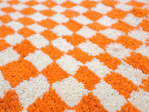 Tadukli  Moroccan Checkered Rug 7'9" x 7'9"