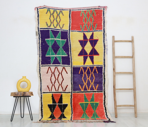 Alehyan  Moroccan Rug 4'4" x 7'8"