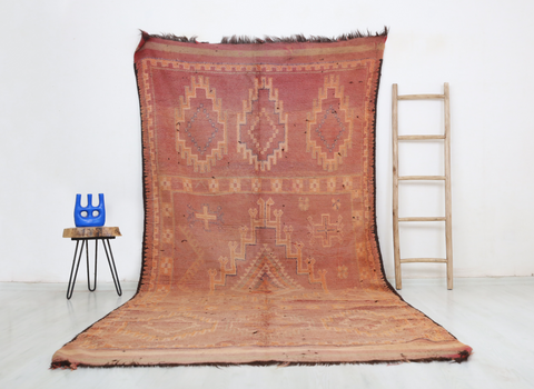 Asafu Vintage Moroccan Rug  5'4" x 12'3"