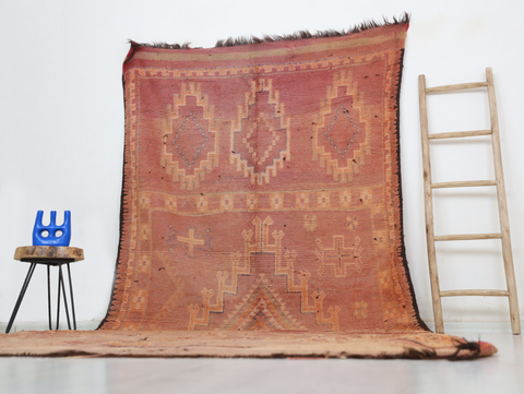 Asafu Vintage Moroccan Rug  5'4" x 12'3"