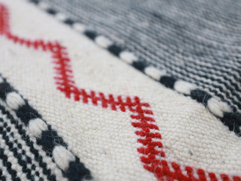 Issid  Moroccan Kilim Rug 3'3" x 5'2"