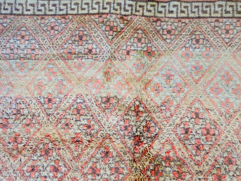 Hizal Vintage Moroccan Rug  5'1" x 9'3"