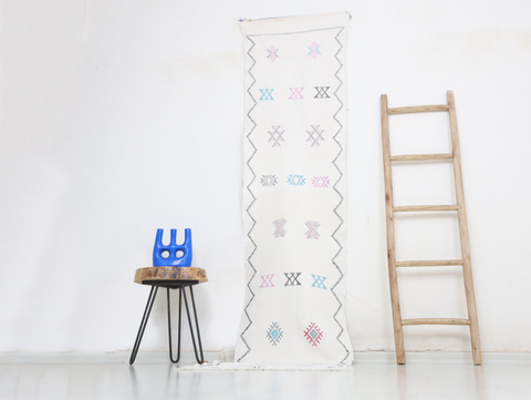 Aslay Cactus Silk Rug 2'0" X 9'4"