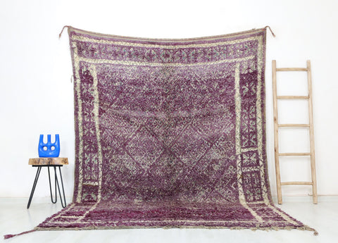 Izlan Vintage Moroccan Rug  6'6" x 9'5"