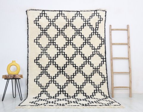 Anella Beni Ourain Rug 5'3" x 8'3"