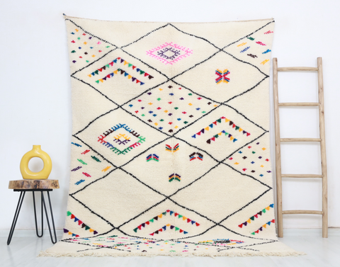 Mizran Beni Ourain Rug 5'5" x 7'6"