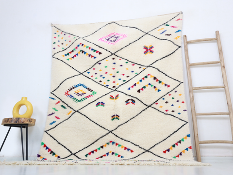 Mizran Beni Ourain Rug 5'5" x 7'6"