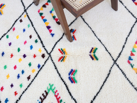 Mizran Beni Ourain Rug 5'5" x 7'6"