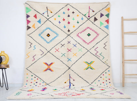 Tanir Beni Ourain Rug  5'8" x 8'9"