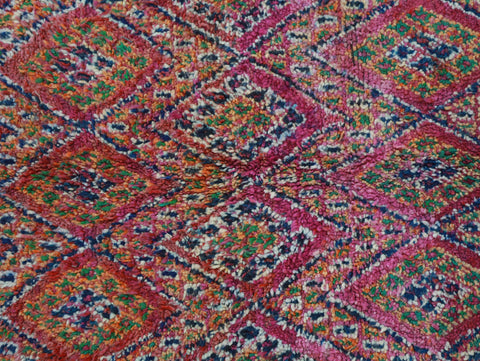 Tannirt Vintage Moroccan Rug  7'0" x12'2"