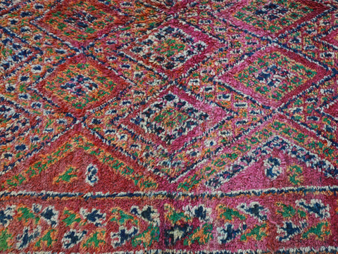 Tannirt Vintage Moroccan Rug  7'0" x12'2"