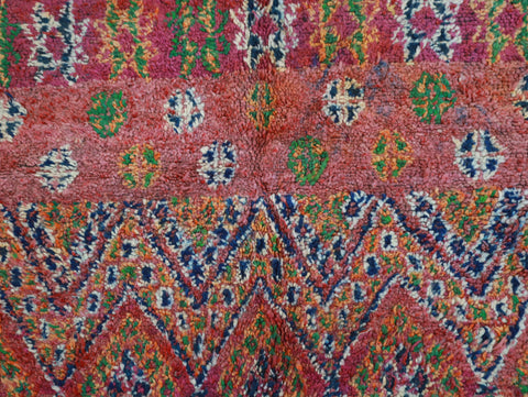 Tannirt Vintage Moroccan Rug  7'0" x12'2"