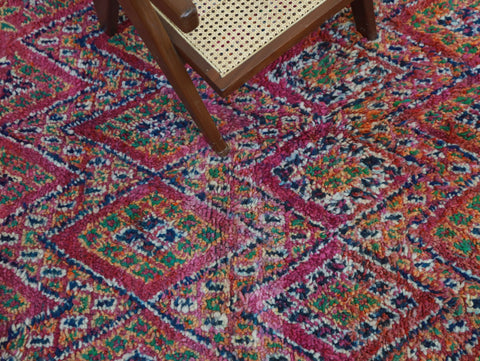 Tannirt Vintage Moroccan Rug  7'0" x12'2"