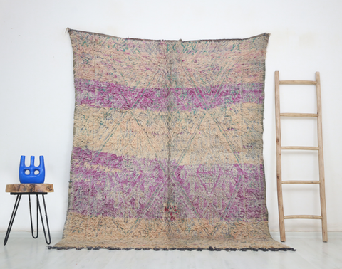 Cilyan Vintage Moroccan Rug  5'9" x7'2"