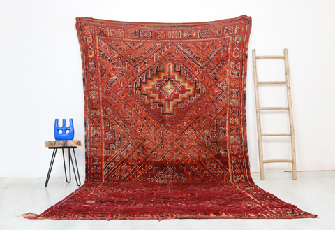 Tifan Vintage Moroccan Rug  6'2" x 11'8"