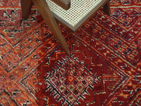 Tifan Vintage Moroccan Rug  6'2" x 11'8"