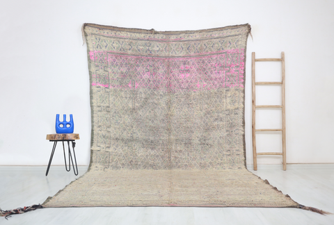 Tassadit Vintage Moroccan Rug  6'6" x11'3"