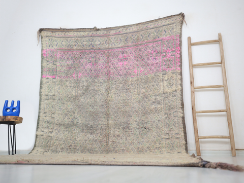 Tassadit Vintage Moroccan Rug  6'6" x11'3"