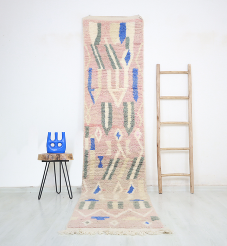 Azul Moroccan Rug  2'4" x 11'4"