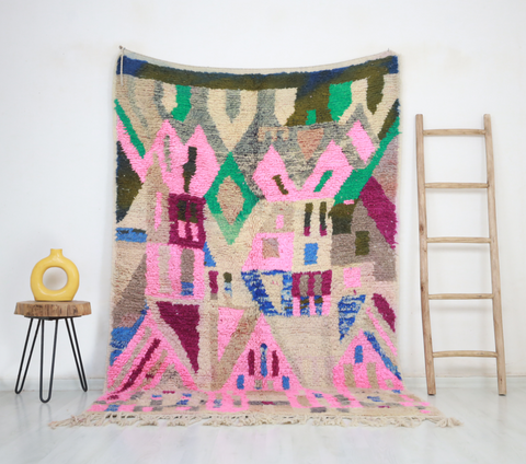 Amnayaz  Moroccan Rug 5'2" x 8'1"