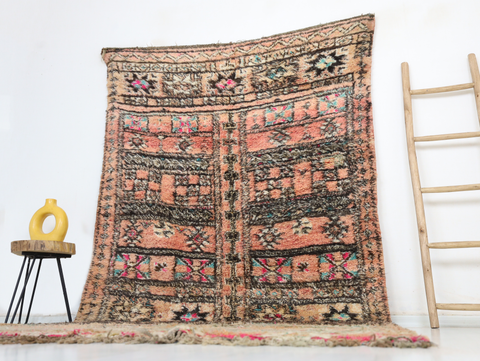 Akudad Vintage Moroccan Rug  5'8" x10'7"