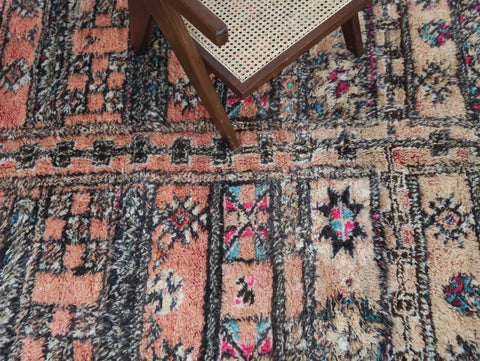 Akudad Vintage Moroccan Rug  5'8" x10'7"