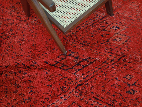 Ayyur Vintage Moroccan Rug  6'8" x9'8"