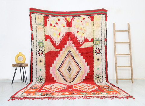 Tighisti Vintage Moroccan Rug  6'5" x11'1"