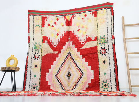 Tighisti Vintage Moroccan Rug  6'5" x11'1"