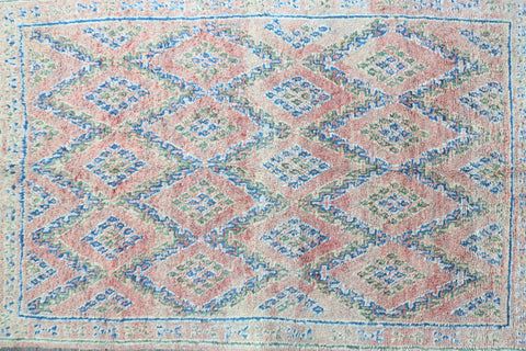 Aslem Vintage Moroccan Rug  6'5" x10'1"