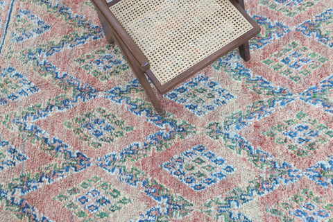 Aslem Vintage Moroccan Rug  6'5" x10'1"