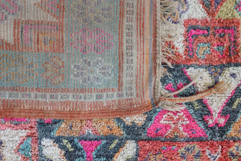Adelaz Vintage Moroccan Rug  6'3" x11'0"